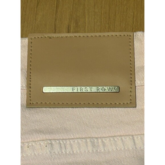 First Row Men’s Slim Straight Jeans 34x32 Pink Distressed USA Flag Pocket NWT - Picture 8 of 9